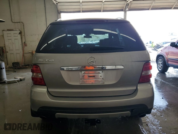 2006 Mercedes-Benz M 350 with VIN 4JGBB86E56A015726, listed as a Copart auction lot 51428725 with 117,497 mi miles and Salvage Title. Bid and sale history available at DreamBid. Image 6.