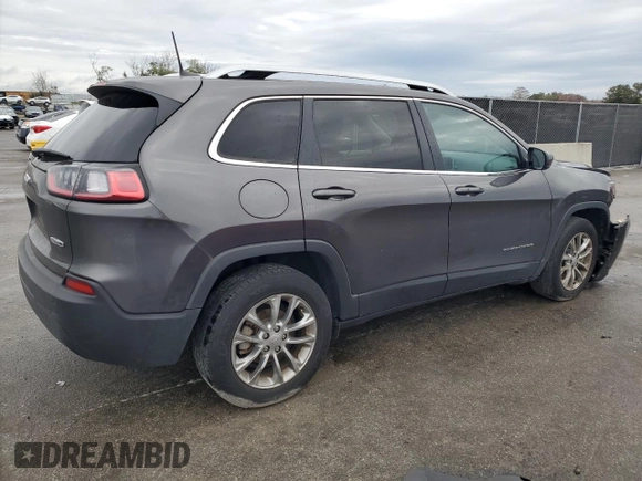 2021 Jeep Cherokee Latitude Plus with VIN 1C4PJLLB1MD155133, listed as a Copart auction lot 87655755 with 31,221 mi miles and Salvage title. Bid and sale history available at DreamBid. Image 3.