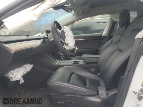 2021 Tesla Model 3 Standard Range Plus with VIN 5YJ3E1EA6MF048261, listed as a Copart auction lot 48680315 with Not Provided miles and Salvage Title. Bid and sale history available at DreamBid. Image 7.