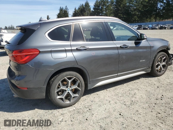 2016 BMW X1 xDrive28i with VIN WBXHT3C39GP882906, listed as a Copart auction lot 52409705 with 57,019 mi miles and Salvage Title. Bid and sale history available at carsss.com. Image 3.