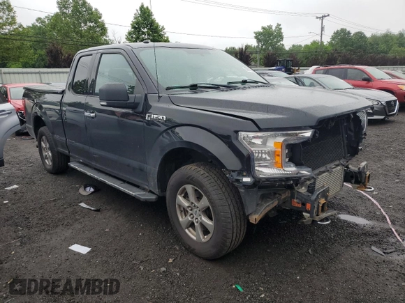 2018 Ford F-150 XL with VIN 1FTEX1EP8JFB61160, listed as a Copart auction lot 59914935 with 97,564 mi miles and Salvage title. Bid and sale history available at DreamBid. Image 4.