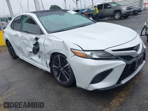 2018 Toyota Camry XSE with VIN 4T1BZ1HK8JU019394, listed as a IAAI auction lot 41492529 with 107,745 mi miles and . Bid and sale history available at DreamBid. Image 1.
