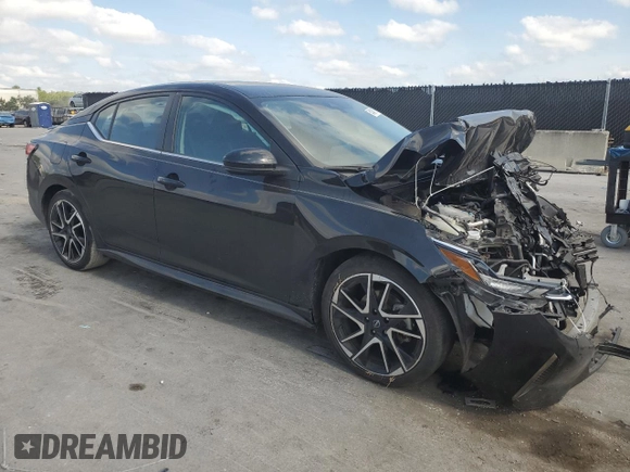 2024 Nissan Sentra SR с VIN 3N1AB8DV3RY306747, выставлен на аукционе Copart как лот 54246175 с пробегом 26 376 миль миль и На запчасти • Non repairable. История ставок и продаж доступна на DreamBid. Изображение 4.