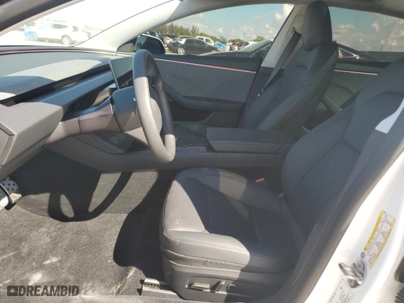 2024 Tesla Model 3 with VIN 5YJ3E1EA9RF752350, listed as a Copart auction lot 46827215 with 4,294 mi miles and Salvage Title. Bid and sale history available at carsss.com. Image 7.