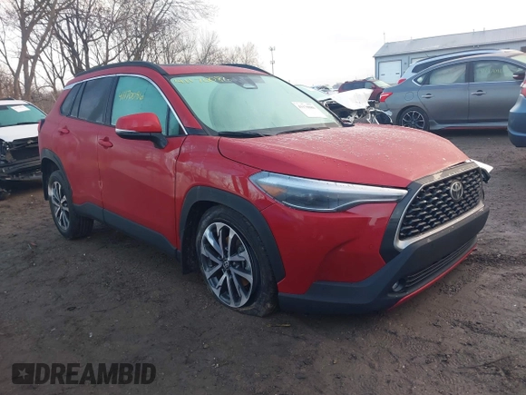 2023 Toyota Corolla Cross XLE with VIN 7MUDAABG0PV075695, listed as a IAAI auction lot 41170086 with 5,789 mi miles and . Bid and sale history available at DreamBid. Image 1.
