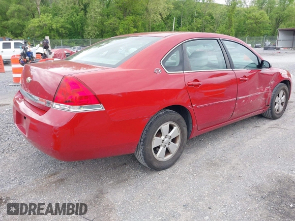 2008 Chevrolet Impala LT with VIN 2G1WT55N781250671, listed as a IAAI auction lot 42205708 with 171,362 mi miles and . Bid and sale history available at DreamBid. Image 4.