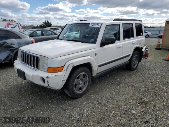 2007 Jeep Commander Sport с VIN 1J8HG48P57C601039, выставлен на аукционе Copart как лот 44237215 с пробегом 158 541 миль миль и Списание • Salvage title. История ставок и продаж доступна на DreamBid. Изображение 1.