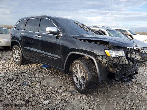 2019 Jeep Grand Cherokee Limited X with VIN 1C4RJFBT9KC855795, listed as a Copart auction lot 80690604 with 87,919 mi miles and Salvage Title. Bid and sale history available at carsss.com. Image 4.