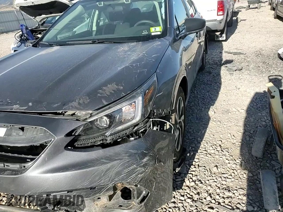 2022 Subaru Legacy with VIN 4S3BWAB68N3009629, listed as a Copart auction lot 68450574 with 22,245 mi miles and Salvage title. Bid and sale history available at DreamBid. Image 11.