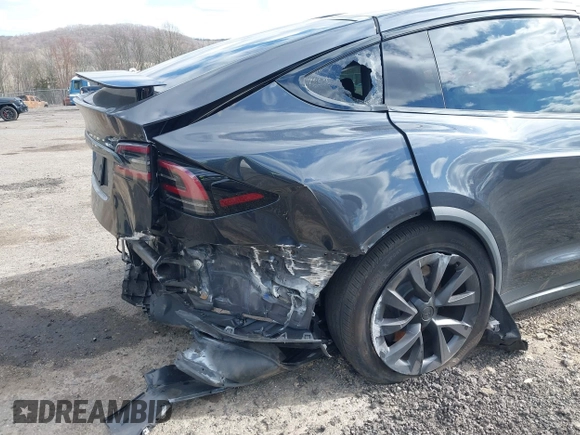 2023 Tesla Model X with VIN 7SAXCDE52PF425834, listed as a IAAI auction lot 41996298 with Not Provided miles and . Bid and sale history available at DreamBid. Image 6.