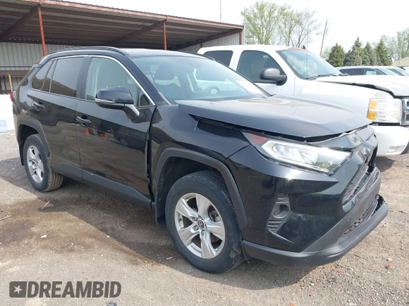 2020 Toyota RAV4 XLE with VIN 2T3P1RFV3LC121898, listed as a IAAI auction lot 42124803 with 23,374 mi miles. Bid and sale history available at carsss.com. Image 1.