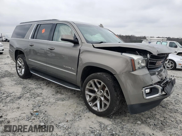 2019 GMC Yukon XL SLT Standard Edition with VIN 1GKS2JKC6KR373840, listed as a Copart auction lot 45727365 with 181,403 mi miles and Salvage Title. Bid and sale history available at carsss.com. Image 4.