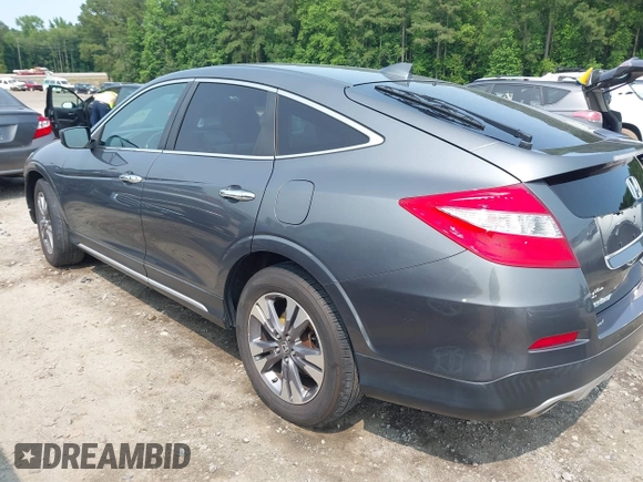 2014 Honda Crosstour EX-L z VIN 5J6TF2H59EL000957, wystawiony jako IAAI lot #42383656 z przebiegiem 116 317 mil mil oraz . Historia ofert i sprzedaży dostępna na DreamBid. Obrazek 3.