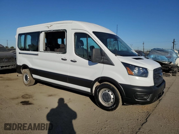 2020 Ford Transit Passenger XL z VIN 1FBAX2C80LKB39409, wystawiony jako Copart lot #42410745 z przebiegiem 27 913 mil mil oraz Szkoda całkowita • Salvage title. Historia ofert i sprzedaży dostępna na DreamBid. Obrazek 4.