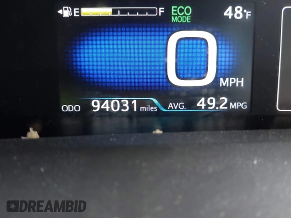 2018 Toyota Prius Two z VIN JTDKBRFU7J3065008, wystawiony jako IAAI lot #41744883 z przebiegiem 94 031 mil mil oraz . Historia ofert i sprzedaży dostępna na DreamBid. Obrazek 7.