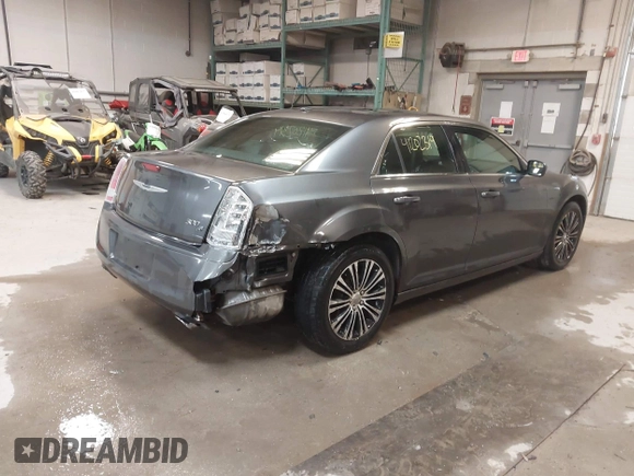 2014 Chrysler 300 with VIN 2C3CCAGG0EH179435, listed as a IAAI auction lot 41202319 with 149,410 mi miles. Bid and sale history available at carsss.com. Image 4.