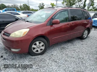 2004 Toyota Sienna XLE with VIN 5TDZA22C54S214038, listed as a Copart auction lot 52158335 with 208,454 mi miles and Salvage Title. Bid and sale history available at carsss.com. Image 1.
