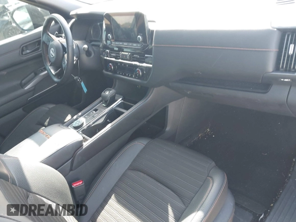 2023 Nissan Pathfinder Rock Creek with VIN 5N1DR3BD1PC237447, listed as a IAAI auction lot 41741346 with 23,554 mi miles and . Bid and sale history available at DreamBid. Image 5.
