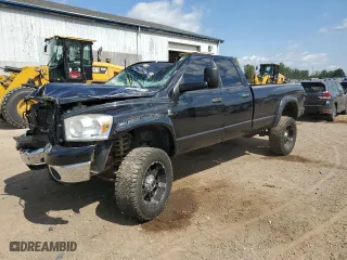 2007 Dodge Ram 2500 SLT with VIN 3D7KS28A47G818340, listed as a Copart auction lot 70581824 with 229,557 mi miles and Salvage Title. Bid and sale history available at carsss.com. Image 1.