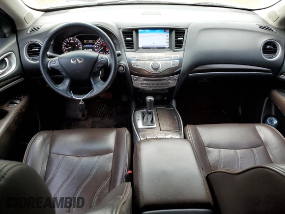 2013 Infiniti JX35 with VIN 5N1AL0MM0DC338930, listed as a Copart auction lot 65225314 with 161,032 mi miles and Salvage Title. Bid and sale history available at carsss.com. Image 8.