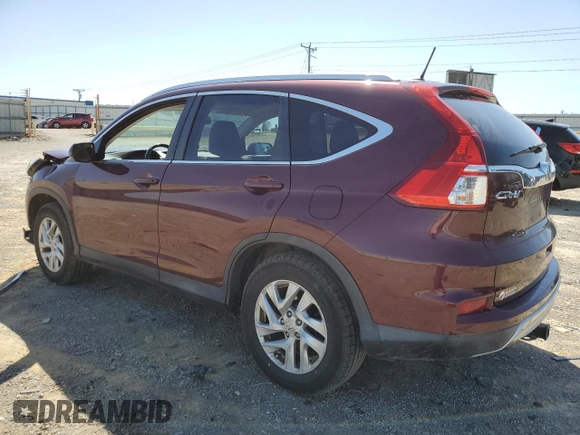 2015 Honda CR-V EX-L with VIN 2HKRM4H73FH638405, listed as a Copart auction lot 52294205 with 102,984 mi miles and Salvage Title. Bid and sale history available at carsss.com. Image 2.