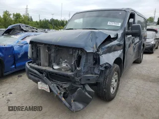 2016 Nissan NV SL with VIN 1N6BF0KY1GN811763, listed as a Copart auction lot 67576203 with 108,424 mi miles and Salvage title. Bid and sale history available at DreamBid. Image 1.