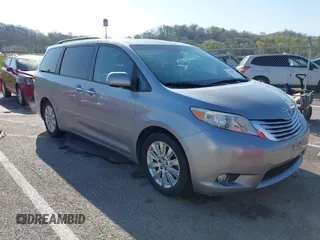 2011 Toyota Sienna XLE AAS with VIN 5TDYK3DC8BS056917, listed as a IAAI auction lot 41923021 with 196,388 mi miles and . Bid and sale history available at DreamBid. Image 1.