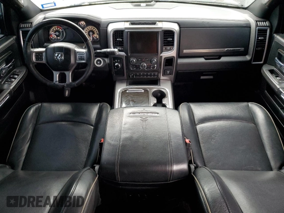 2017 Ram 3500 Longhorn with VIN 3C63RRKL2HG580350, listed as a Copart auction lot 43049205 with 202,678 mi miles and Salvage Title. Bid and sale history available at carsss.com. Image 8.