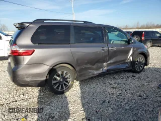 2020 Toyota Sienna XLE with VIN 5TDDZ3DC0LS243886, listed as a Copart auction lot 43464265 with 77,404 mi miles and Salvage title. Bid and sale history available at DreamBid. Image 3.