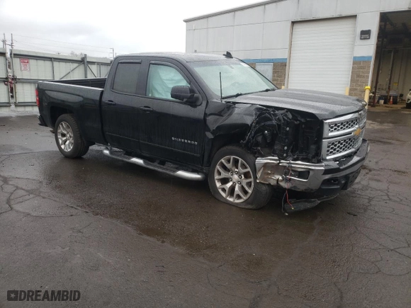 2015 Chevrolet Silverado 1500 LT with VIN 1GCVKREC6FZ421765, listed as a Copart auction lot 50076945 with 106,916 mi miles and Salvage Title. Bid and sale history available at carsss.com. Image 4.