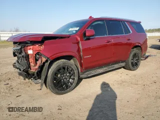 2022 Chevrolet Tahoe LT z VIN 1GNSCNKD0NR105015, wystawiony jako Copart lot #46949255 z przebiegiem 28 434 mil mil oraz Szkoda całkowita • Salvage title. Historia ofert i sprzedaży dostępna na DreamBid. Obrazek 1.