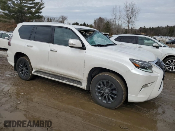 2023 Lexus GX with VIN JTJAM7BX7P5373123, listed as a Copart auction lot 46045245 with 11,498 mi miles and Salvage Title. Bid and sale history available at carsss.com. Image 4.