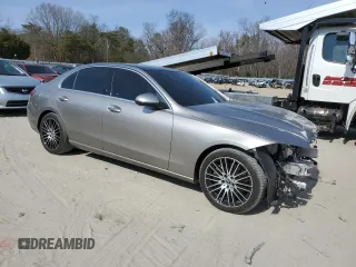 2023 Mercedes-Benz C 300 with VIN W1KAF4HBXPR151617, listed as a Copart auction lot 47285225 with 32,952 mi miles and Salvage Title. Bid and sale history available at DreamBid. Image 4.
