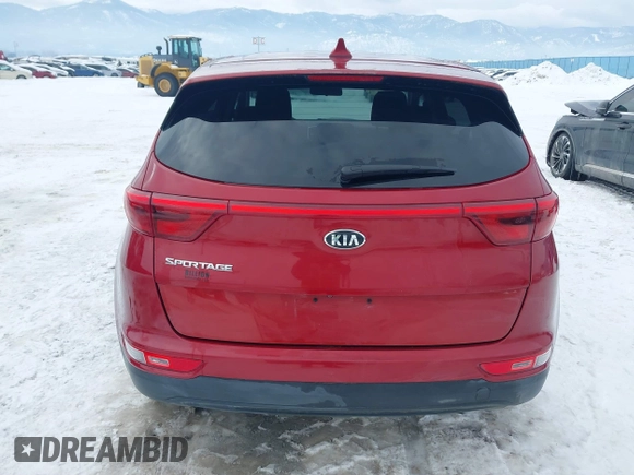 2018 Kia Sportage LX with VIN KNDPMCAC8J7324190, listed as a IAAI auction lot 41599162 with 41,573 mi miles. Bid and sale history available at carsss.com. Image 17.