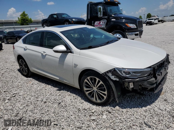 2018 Buick Regal Essence with VIN W04GP6SXXJ1093574, listed as a Copart auction lot 62387425 with 27,879 mi miles and Salvage title. Bid and sale history available at DreamBid. Image 4.