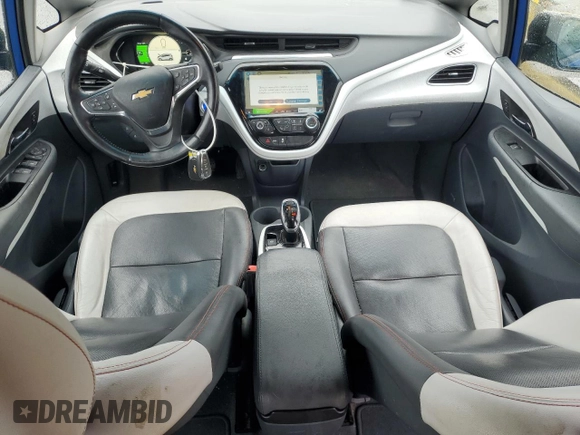 2020 Chevrolet Bolt EV Premier with VIN 1G1FZ6S0XL4147450, listed as a Copart auction lot 54188085 with 61,903 mi miles and Salvage title. Bid and sale history available at DreamBid. Image 8.
