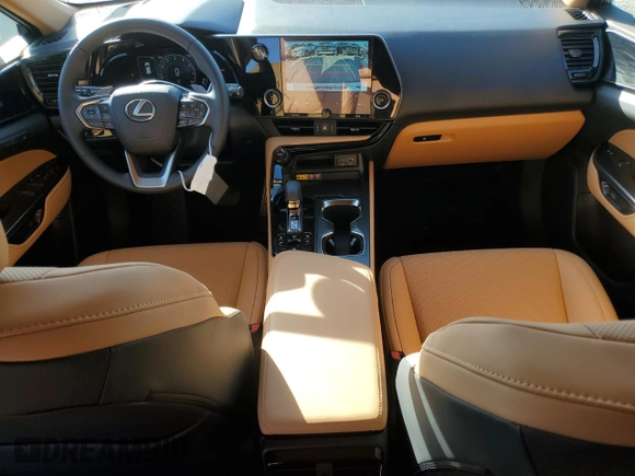 2025 Lexus NX with VIN JTJGGCEZ6S5010795, listed as a Copart auction lot 72822164 with 476 mi miles and Salvage Title. Bid and sale history available at carsss.com. Image 8.