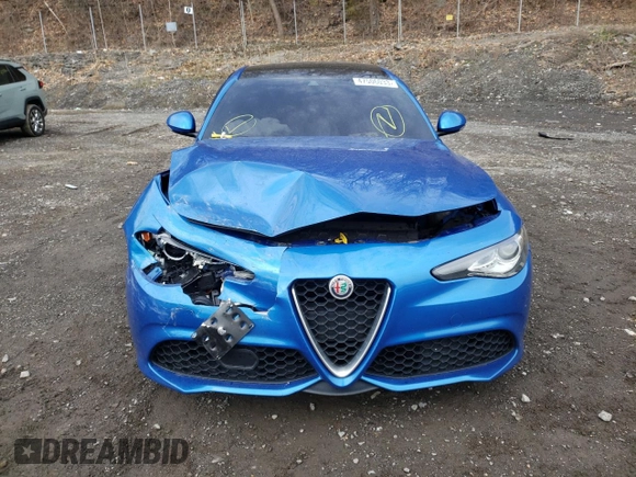 2018 Alfa Romeo Giulia with VIN ZARFAEDN9J7563315, listed as a Copart auction lot 47506033 with 0 mi miles. Bid and sale history available at carsss.com. Image 5.