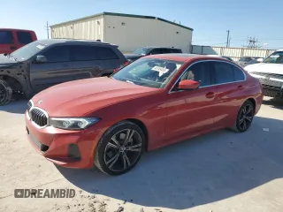 2024 BMW 3 Series 330i xDrive with VIN 3MW89FF00R8E40500, listed as a Copart auction lot 48348455 with 15,601 mi miles and Salvage Title. Bid and sale history available at carsss.com. Image 1.