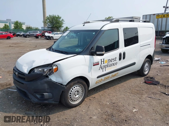 2017 Ram ProMaster City Cargo Tradesman with VIN ZFBERFAB2H6G64040, listed as a IAAI auction lot 42416318 with 140,794 mi miles and . Bid and sale history available at DreamBid. Image 2.