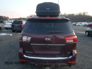 2016 Kia Sedona SX with VIN KNDMC5C15G6169660, listed as a Copart auction lot 85941454 with 0 mi miles and Clean Title. Bid and sale history available at carsss.com. Image 6.