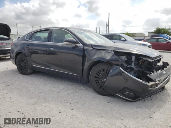 2019 Kia Cadenza Technology with VIN KNALC4J13K5170245, listed as a Copart auction lot 59153474 with 14,890 mi miles and Salvage Title. Bid and sale history available at carsss.com. Image 4.