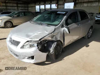 2009 Toyota Corolla with VIN JTDBL40E69J017153, listed as a Copart auction lot 52925535 with 150,630 mi miles and Salvage Title. Bid and sale history available at carsss.com. Image 1.