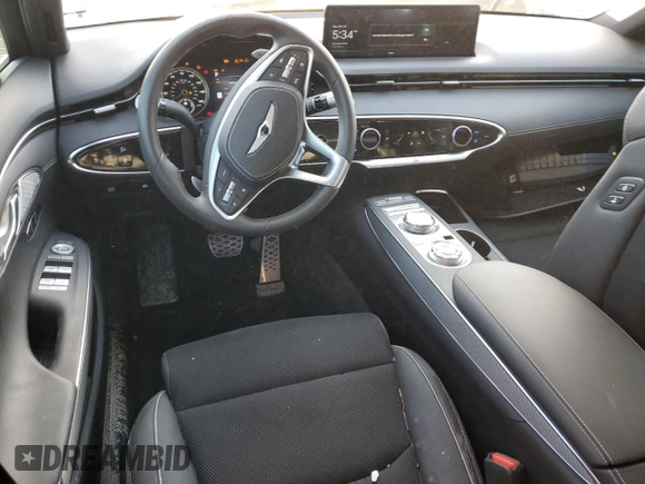 2024 Genesis GV70 Sport with VIN 5NMMCDTC1RH011009, listed as a Copart auction lot 77260974 with 1,672 mi miles and Non Repairable. Bid and sale history available at DreamBid. Image 8.