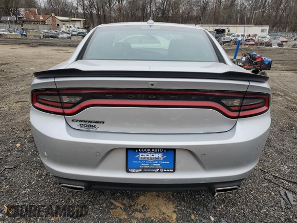 2023 Dodge Charger SXT with VIN 2C3CDXBG0PH598945, listed as a Copart auction lot 45007275 with 6,882 mi miles and Salvage Title. Bid and sale history available at carsss.com. Image 6.
