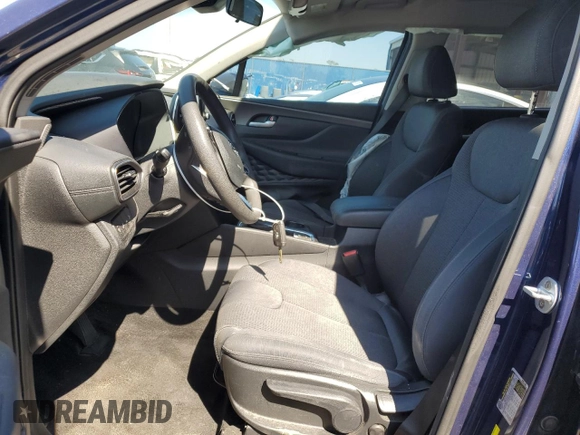 2019 Hyundai Santa Fe SE with VIN 5NMS23AD6KH104064, listed as a Copart auction lot 47028835 with 106,910 mi miles and Non Repairable. Bid and sale history available at DreamBid. Image 7.
