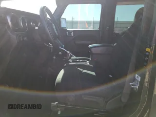 2021 Jeep Wrangler Sport S with VIN 1C4HJXAG0MW577361, listed as a Copart auction lot 75499554 with 39,529 mi miles and Salvage Title. Bid and sale history available at DreamBid. Image 7.