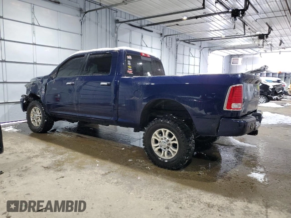 2017 Ram 2500 Laramie with VIN 3C6UR5FLXHG571712, listed as a Copart auction lot 43586025 with 197,337 mi miles and Salvage Title. Bid and sale history available at carsss.com. Image 2.