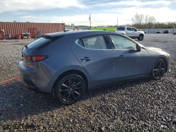 2020 Mazda Mazda3 Hatchback Premium Package with VIN JM1BPANMXL1167843, listed as a Copart auction lot 49596835 with 49,859 mi miles and Salvage Title. Bid and sale history available at carsss.com. Image 3.
