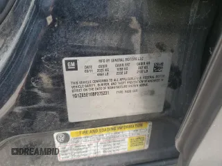2011 Chevrolet Malibu LTZ with VIN 1G1ZE5E16BF375231, listed as a Copart auction lot 51529985 with 208,203 mi miles and Salvage Title. Bid and sale history available at DreamBid. Image 13.